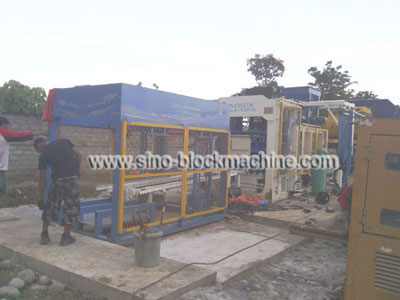 concrete block making machine in Phi