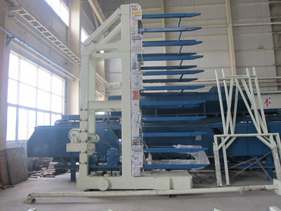 The Finger Cart of Curing Kiln Transfer System